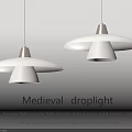 Medieval Annular Droplight Stylish Hanging Design For Modern Interior Spaces 3d model
