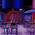 Bar 3d model