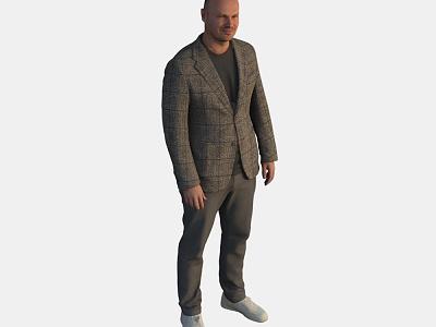 foreign men 3d model