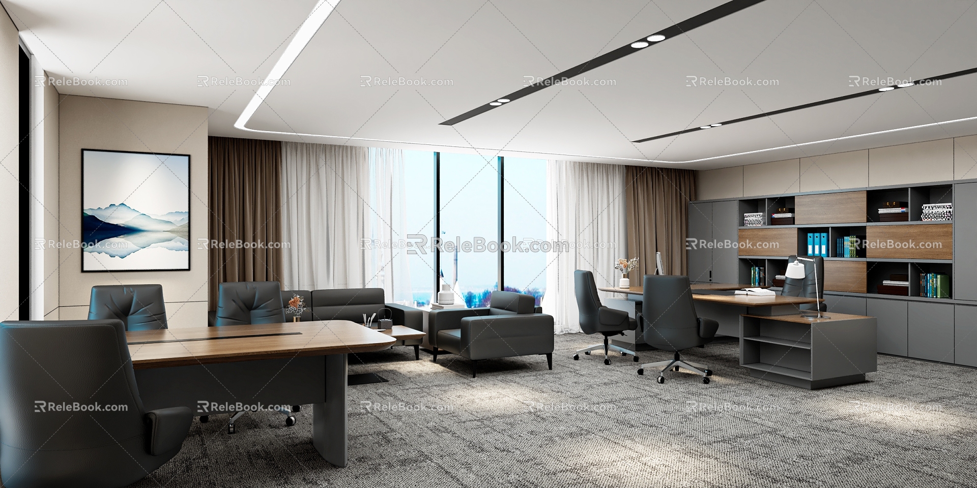 Chairman's Office 3d model