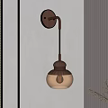 Middle style wall lamp 3d model