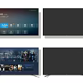 Smart TV Screen Displaying Streaming Interface And High Definition Movie Content 3d model