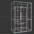 Modern Double Door Refrigerator Freezer With Black Silver Finish And Drawer Design For Kitchen