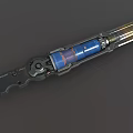 Sci-fi Dagger Sci-fi Dagger Flash Knife Future Dagger Cyberpunk Dagger High-tech Knife Low Face Number Low Model Simple Model Movie and TV Level Super Realism 3d model