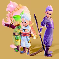 Game Characters Game Characters Style Characters Anime People Q Version Cartoon People Doll Woman 3d model