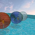 Colorful Spherical Play Equipment With Mesh Structure For Kids Outdoor Playground