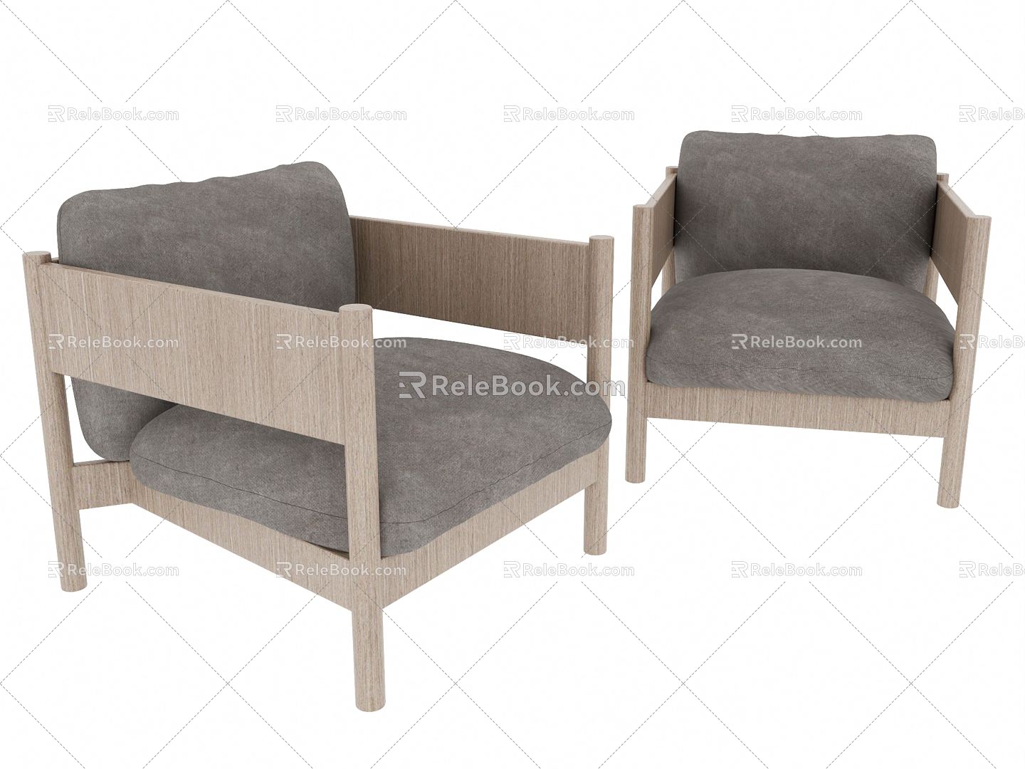 Modern Single Chair Single Sofa model