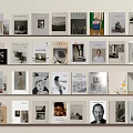 Diverse Books And Magazines On Shelves With Various Cover Designs And Patterns