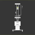 Mobile Medical Cart With Tabletop Drawer Wheels And IV Pole For Hospital Use