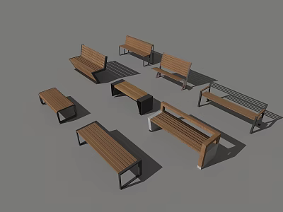 Outdoor Bench Outdoor Chair Bench Park Bench Log Bench Bench Stool 3d model