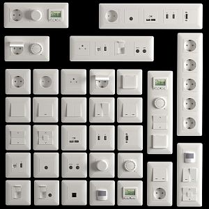 Modern Switch Panel 3d model