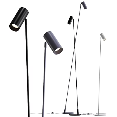 Modern Floor Lamps With Sleek Design And Different Color Options For Living Room 3d model