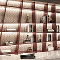 Modern Bookcase Open Bookcase Full Wall Bookcase Study Bookcase 3d model