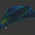 Advanced Aerodynamic Spacecraft Component Featuring Metallic Surface For Cosmic Exploration Missions