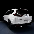 White Modern SUV With Black Wheels Sleek Exterior And Stylish Design