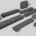 Natural Stone And Wood Materials In Various Shapes For Construction Projects