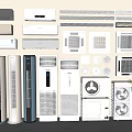 Air conditioning Central air conditioning Air conditioning External unit 3d model