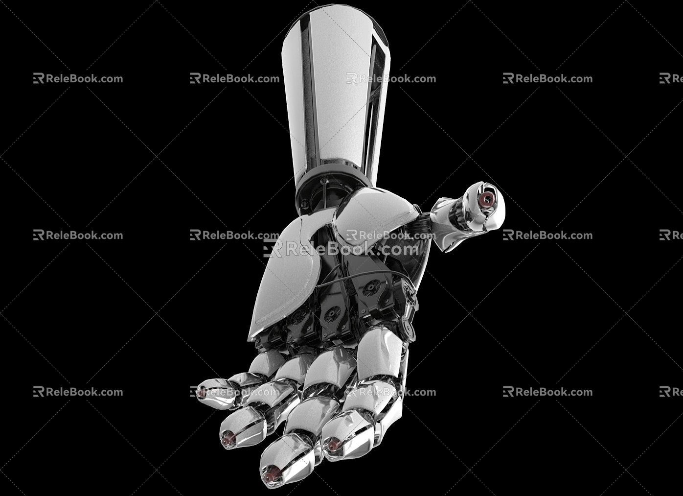 Robot hand. 3d model