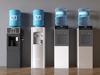 vertical water dispenser bottled water 3d model