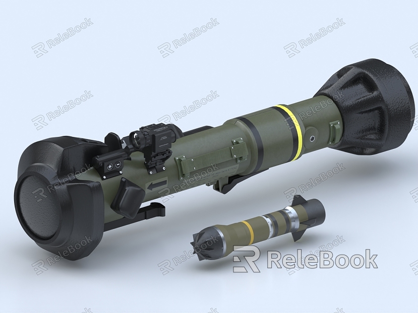 anti-tank gun anti-tank missile system rocket launcher rocket missile rocket launcher weapon military model