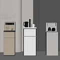 Modern Designer Daily Electrical Appliances With Vertical White Gray Design For Home Office Use