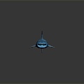 Modern Whale Cartoon Whale Mammal Marine Mammal 3d model