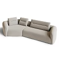 Basilico corner sofa multi-person sofa 3d model