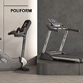 Treadmill Fitness Equipment Elliptical Machine 3d model