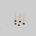 Beautiful Tree Shaped Decorative Lights with Warm White LED Bulbs for Home Garden Decoration