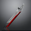 Modern Utility Knife Design With Red White Casing And Sharp Blade
