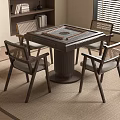 Mahjong table Mahjong table Chess and card table Chess and card room 3d model