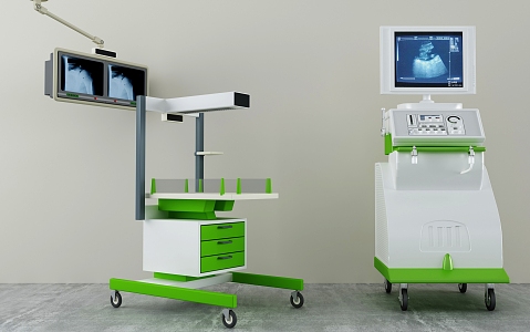 Modern Medical Devices Medical Equipment 3d model