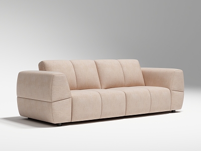 Two-seat cloth sofa model