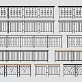 Different Styles Of Decorative Fence Railings With Various Patterns And Designs