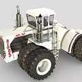 Big Bud Functional Vehicle Featuring Massive Tires And Enclosed Cab 3d model