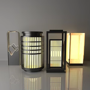 Garden lights 3d model