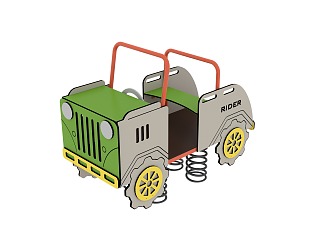 Modern Rocker Trolley 3d model