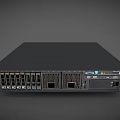 IBM Rack Mount Server With Multiple Ports Slots Ventilation Holes And Indicator Lights