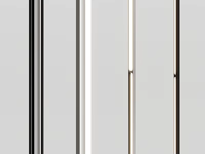 Modern Floor Lamp With Sleek Metal Stand And Minimalist Design 3d model