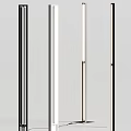 Modern Floor Lamp With Sleek Metal Stand And Minimalist Design