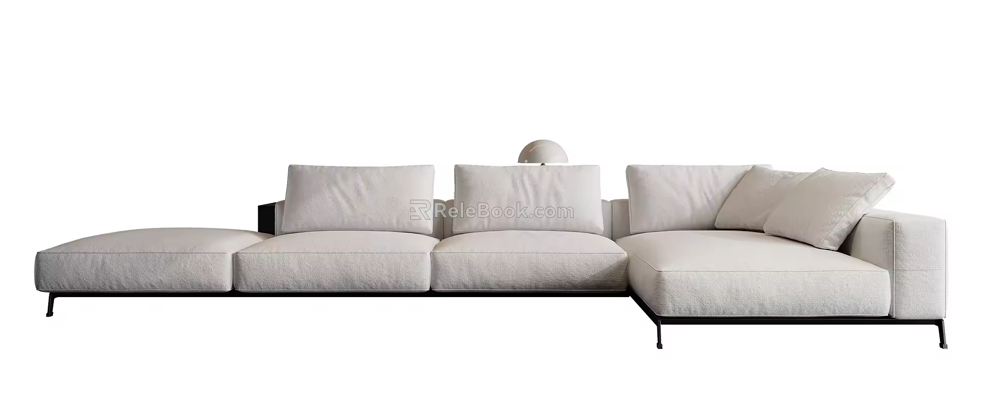 Modern corner sofa multiplayer sofa 3d model