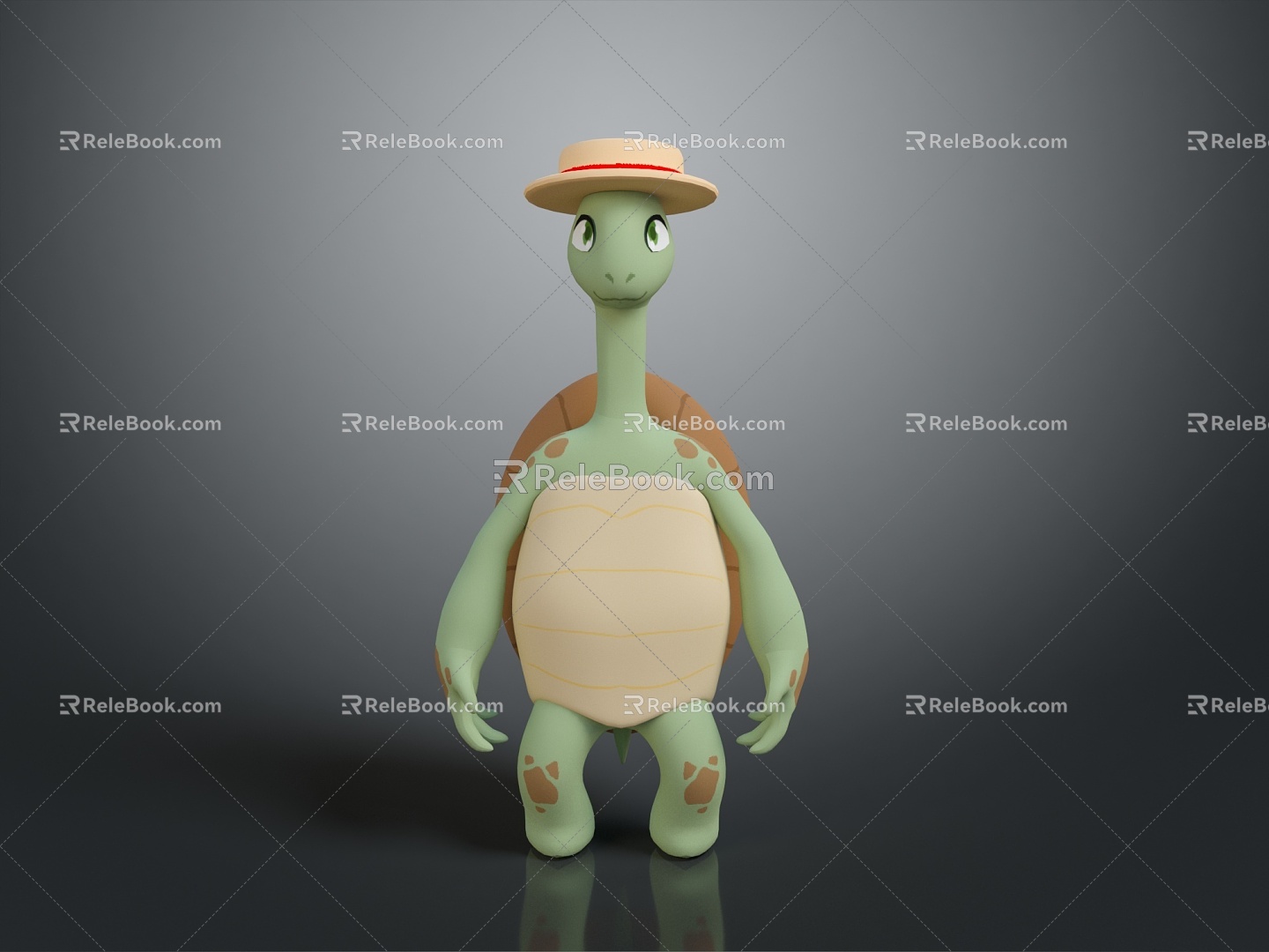 Turtle Turtle Cartoon Turtle Snapping Turtle Chickbill Turtle Reptile Cold Blooded Animal Reptile Reptile Class 3d model