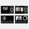 Fujikam Smart Access Control Devices With Screen Person Display Numeric Keypad And Circular Button 3d model