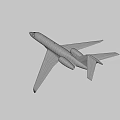 Modern white and blue business jet with sleek fuselage wings engine and tail details