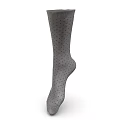 Gray Socks With Colorful Small Dots Pattern For Casual Everyday Wear