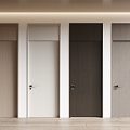 Room Door Room Door Bedroom Door Single Door Swing Door Wooden Door Door Combination 3d model