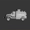 Armored SWAT Police Vehicle With Tactical Design And State Police Features