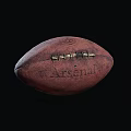 Arsenal Branded Rugby Ball Sports Equipment Ideal For Training And Practice Sessions