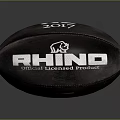 Black RHINO 2017 Rugby Ball With Official Licensed Product Logo