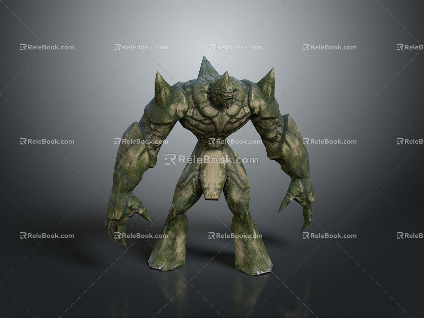 Watcher Rock Magic Stone Man Stone Man Monster Monster Cartoon Monster Cartoon Monster Animation Monster 3d model